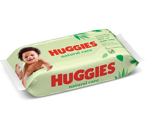 huggies Șervețele umede natural care (168 buc.)