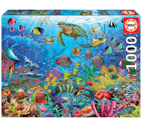  educa 19266 Пазлы "Тропические фантастические черепахи" (1000эл)