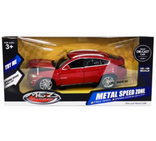  msz 68250a model metalic "auto bmw x6 1:26" in sort.