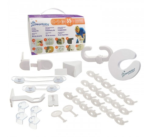 dreambaby g708e set pentru siguranța copilului &icirc;n casă (35 buc.)