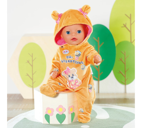 zapf creation 834619 salopină baby born bear (36 cm)