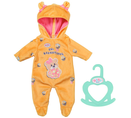  zapf creation 834619 salopină baby born bear (36 cm)