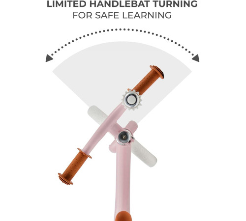 kinderkraft run bike fly plus (roz)