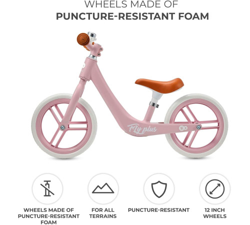 kinderkraft run bike fly plus (roz)