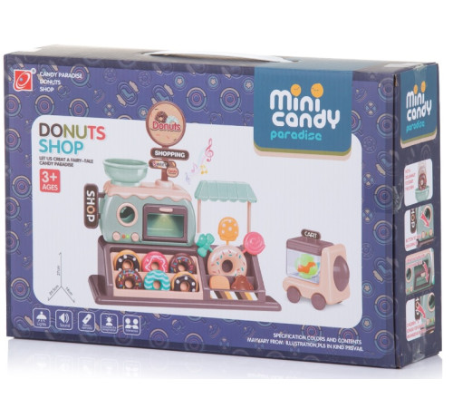 chipolino set de joc "magazin de gogoși" dipk002403ds (34 articole)