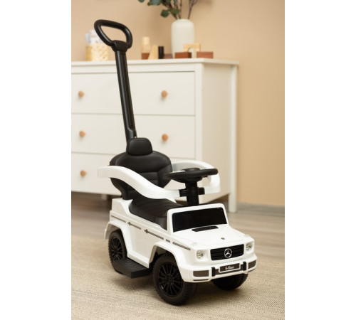 toyz-2585 Машина с ручкой "mercedes g350 d" белый