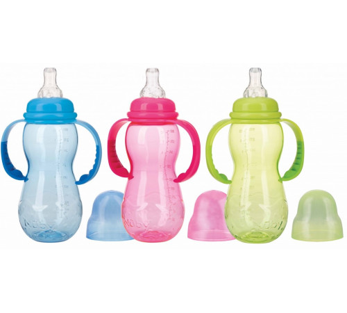  nuby id1098 Бутылочка bpa free non-drip (4 м+) 320 мл.