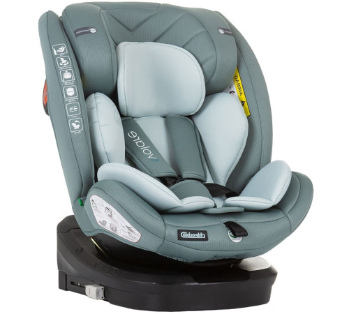 chipolino scaun auto "i-size isofix 360 volare" stkvlr02404pg (40-150 cm.) pastel green