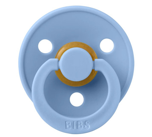  bibs Пустышка круглая латексная color m sky blue (6-18 м.)