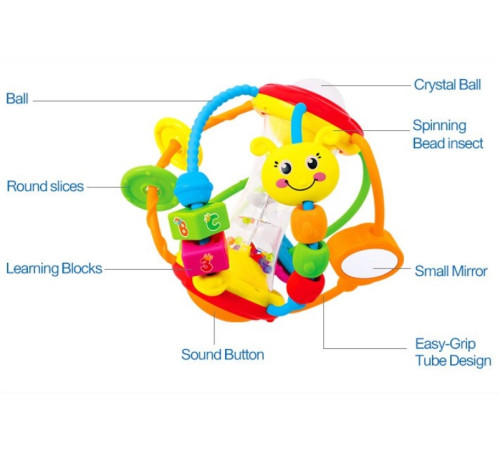 hola toys  929 Погремушка "Мяч"