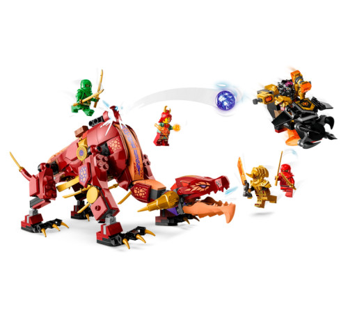lego ninjago 71793 Конструктор "Лавовый дракон-трансформер" (479дет.)