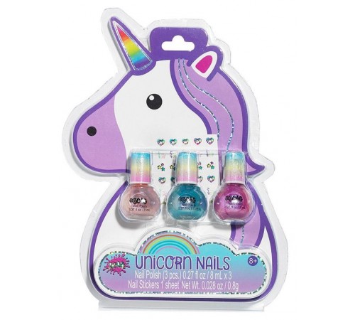 Make it Real 43275M  Набор лаков для ногтей "Единорог"  make it real 43275m  Набор лаков для ногтей "Единорог"