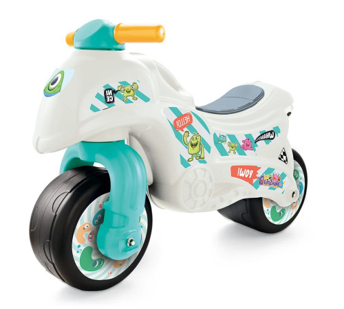 dolu 2626 tolocar "motocicletă" pentru copii (alb)