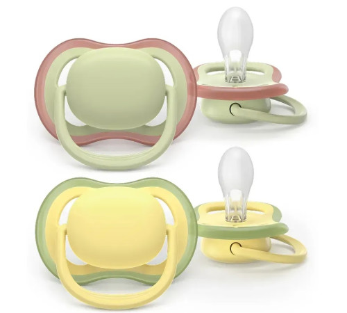  avent scf349/50 suzera din silicon ultra air (18 m+) 2 buc.