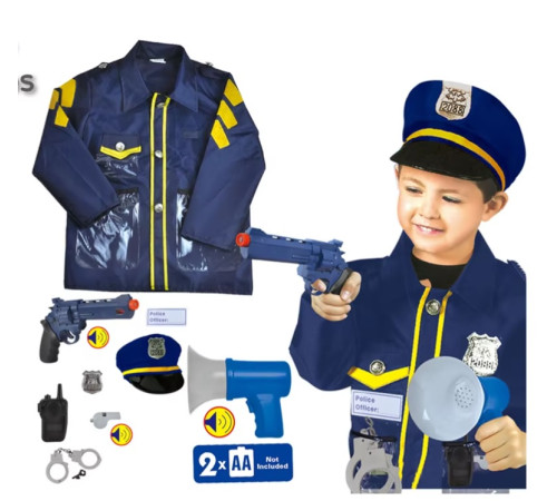  0952-9 Детский костюм Полицейского с аксессуарами  zja134176