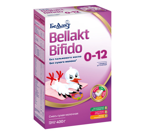 lapte praf Беллакт bifido (0-12 luni) 400 gr.