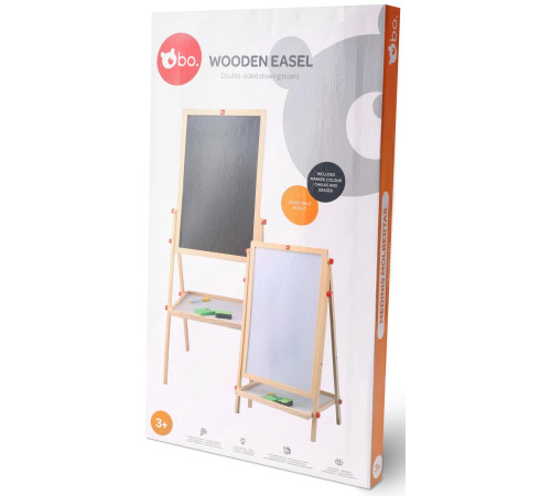bo. 8020ml Доска для рисования "wooden easel"