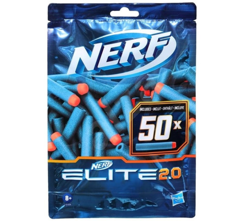 nerf e9484 set de săgeți moale "elite 2.0" (50 buc.)