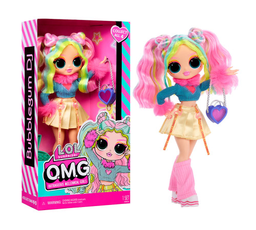 Jucării pentru Copii - Magazin Online de Jucării ieftine in Chisinau Baby-Boom in Moldova l.o.l. 595649 papusa l.o.l. surprise! seria o.m.g. entry - bubblegum dj