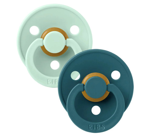 Питание и аксесcуары в Молдове bibs Пустышка круглая латексная color s forest lake&nordic mint (0-6 м.) 2 шт