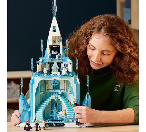 lego disney 43197 constructor "castelul de gheață" (1709 el.)