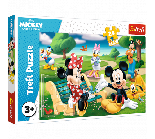  trefl 14344 puzzle  "mickey mouse printre prieteni" (24 el.)