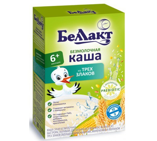Детское питание в Молдове Беллакт Каша безмолочная "3 злака" кукуруза, рис, пшеница (6m+) 200 гр. Детское питание в Молдове Беллакт Каша безмолочная "3 злака" кукуруза, рис, пшеница (6m+) 200 гр.