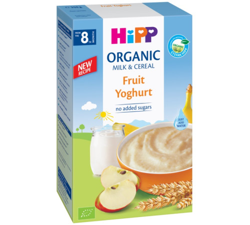  hipp 3311 terci de grâu cu lapte fructe-iaurt (8 m+) 250 gr.