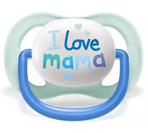 avent scf080/01 Пустышка силиконовая "i love" (0-6 м. ) 2 шт.