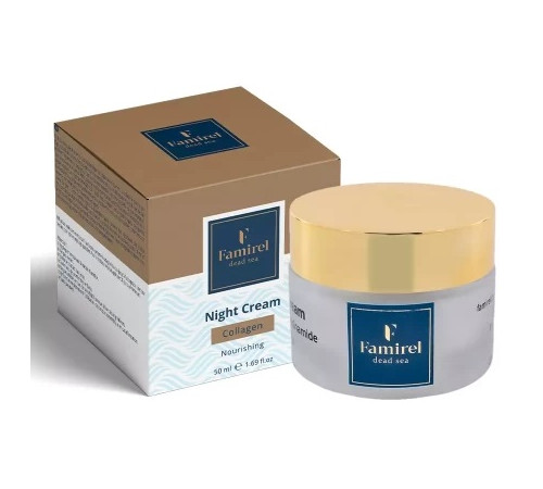 famirel cremă de noapte hrănitoare cu colagen (50 ml) 085601