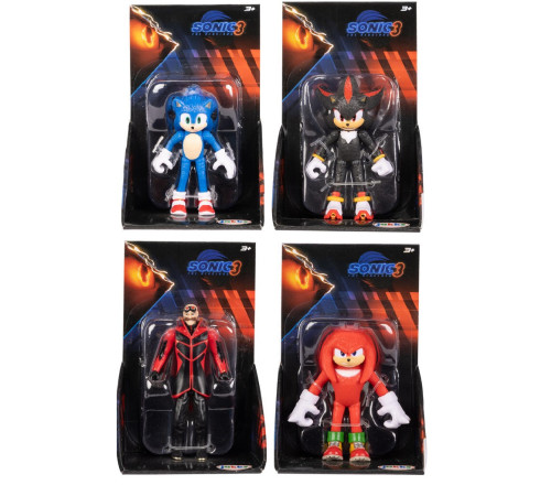 Sonic the Hedgehog 422994 Фигурка коллекционная "Соник 3" (6 см.) в асс.  sonic the hedgehog 422994 Фигурка коллекционная "Соник 3" (6 см.) в асс.