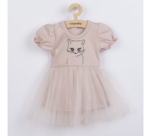 Детская одежда в Молдове new baby 42545 Платье (фатин) wonderful (powder) 92см (18-24мес)