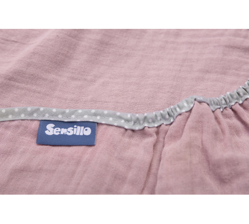 sensillo-7203 plic din muselină pentru scoică auto (75х75 cm) roz