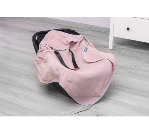 sensillo-7203 plic din muselină pentru scoică auto (75х75 cm) roz