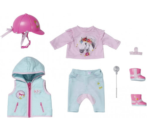 Детский магазин в Кишиневе в Молдове zapf creation 831175 Набор одежды "baby born deluxe riding outfit" (43 см.)