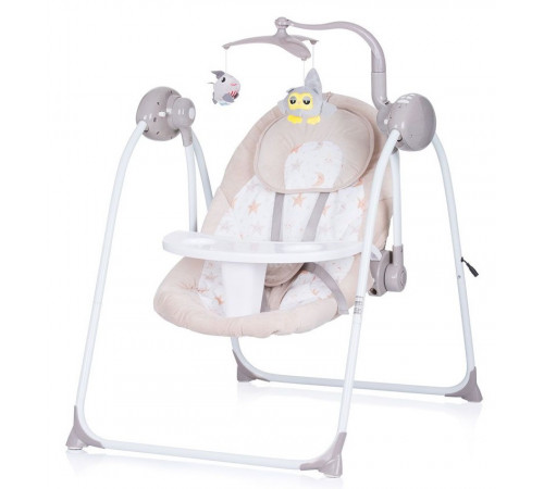  chipolino Качели-шезлонг 2-в-1 "nux" lshnxu02202h (до 9 кг.) хумус
