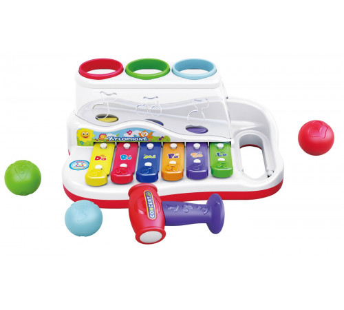 Детский магазин в Кишиневе в Молдове hola toys he79600 Музыкальная игрушка 2в1 "Ксилофон"