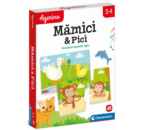 as kids 1024-50845 Развивающая игра agerino "Мамочки и малыши" (рум.)