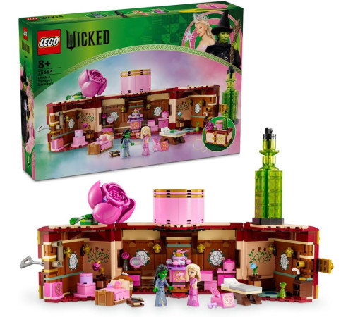 lego wicked 75683 Конструктор "Комната в общежитии Глинды и Эльфабы" (740 дет.)