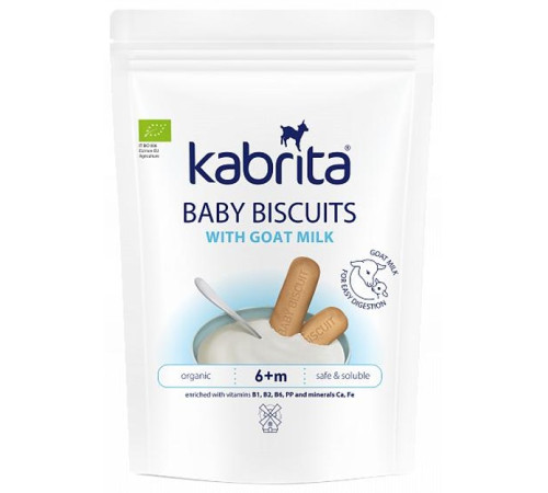 kabrita Детское печенье на козьем молоке (6 м+) 115 гр.