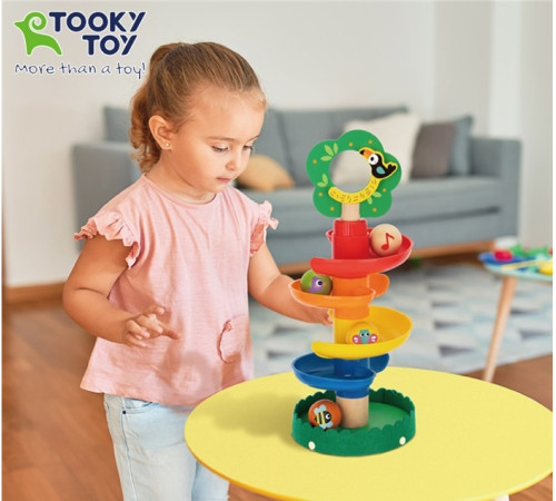 tooky toy tk735 Развивающая игрушка "Башня с шариками"