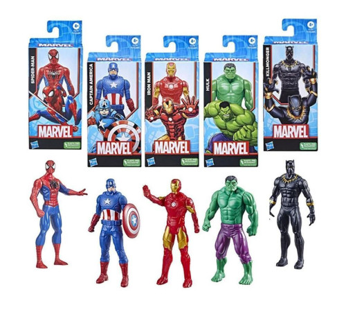  avengers f5097 figurină de acțiune marvel (15 cm) in sort.
