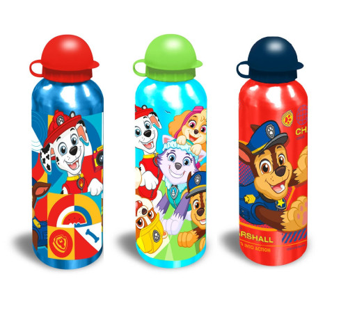Kids Licensing PW19917 Sticla pentru apa aluminiu "Paw Patrol" (500 ml.) 3 modele  kids licensing pw19917 sticla pentru apa aluminiu "paw patrol" (500 ml.) 3 modele