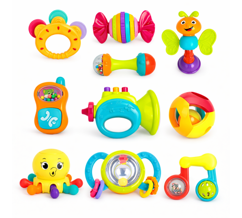  hola toys 939 Набор погремушек (10 шт.)