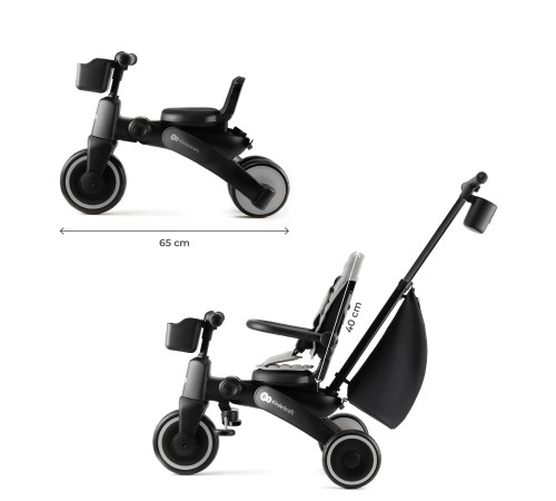 kinderkraft Трицикл складной jazz 2 серый