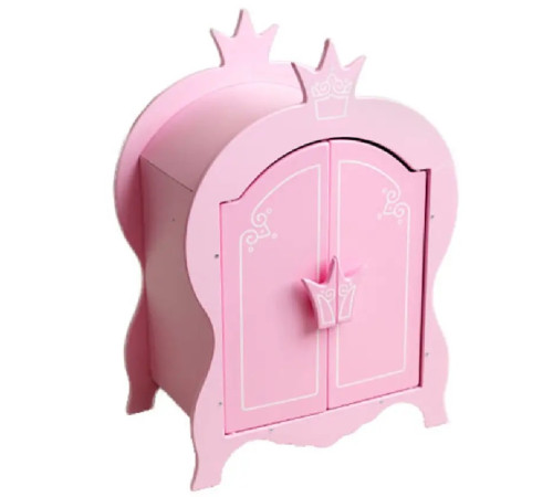 71020 Шкаф для кукол из коллекции "shining crown" розовый 