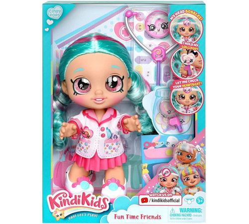 Kindi Kids 50036 Кукла "Доктор Синди Попс" с аксессуарами kindi kids 50036 Кукла "Доктор Синди Попс" с аксессуарами