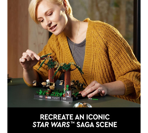 lego star wars 75353 constructor "diorama: endor speeder chase" (608 elт.)