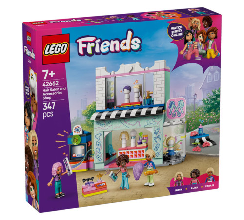  lego friends 42662 constructor "salon de coafură și magazin de accesorii" (374 el.)