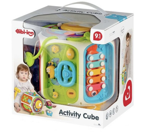 bibiin toys 6213 jucărie multifuncțională 9 în 1 "multibox"